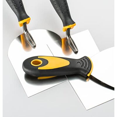 HARDY WORKING TOOLS Herramientas Hardy Working: paleta de 13 cm x 12 cm, serie 28, de albañil en acero inoxidable con mango ergonómico de dos componentes, espátula de yesero para enlucido, yeso, adhesivo o masillas HARDY WORKING TOOLS Herramientas Hardy Working: paleta de 13 cm x 12 cm, serie 28, de albañil en acero inoxidable con mango ergonómico de dos componentes, espátula de yesero para enlucido, yeso, adhesivo o masillas