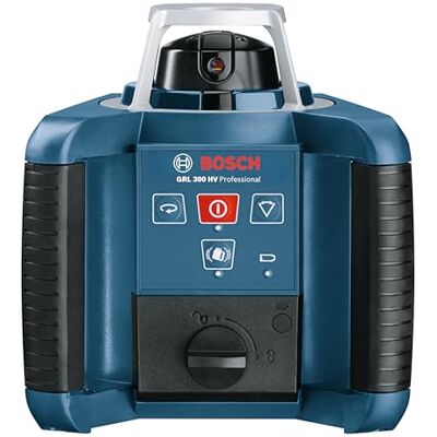 Bosch Nivel láser giratorio (haz de luz roja, receptor láser LR 1, alcance hasta 300 m de diámetro, en maletín) Bosch Nivel láser giratorio (haz de luz roja, receptor láser LR 1, alcance hasta 300 m de diámetro, en maletín)