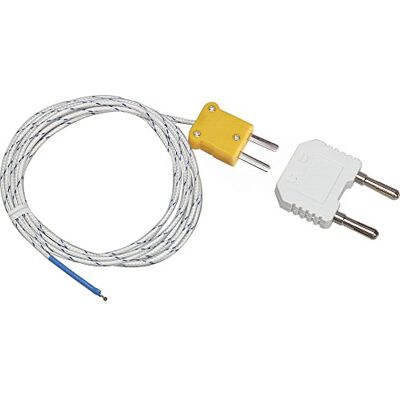 EXTECH Perlendraht-Temperatursonde Typ K, 5 m Kabel Typ-K-Perlendrahtsonde, -22 bis 572F (-30 bis 300°C), 16,4ft (5m) Kabel, Mini-Stecker mit Bananenadapter EXTECH Perlendraht-Temperatursonde Typ K, 5 m Kabel Typ-K-Perlendrahtsonde, -22 bis 572F (-30 bis 300°C), 16,4ft (5m) Kabel, Mini-Stecker mit Bananenadapter