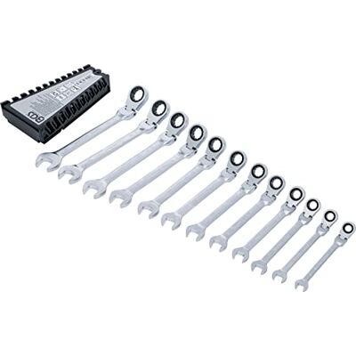 BGS Juego de llaves combinadas con carraca angulable 8 19 mm 12 piezas BGS Juego de llaves combinadas con carraca angulable 8 19 mm 12 piezas