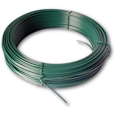 Chapuis Hilo de tensión Acero plastificado Diámetro exterior 2,7 mm Largo 100 m Verde Chapuis Hilo de tensión Acero plastificado Diámetro exterior 2,7 mm Largo 100 m Verde