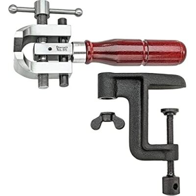 Starrett Tornillo de mano combinado con abrazadera, capacidad de 1-1/2 Starrett Tornillo de mano combinado con abrazadera, capacidad de 1-1/2