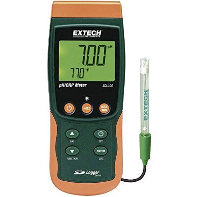 EXTECH pH-, ORP- und Temperaturmesser, SD-Karten-Logger pH, ORP/Redox, Temperatur, ATC, Doppel-hintergrundbel. LCD, SD-Karten-Excel, BNC-Eingang, Koffer EXTECH pH-, ORP- und Temperaturmesser, SD-Karten-Logger pH, ORP/Redox, Temperatur, ATC, Doppel-hintergrundbel. LCD, SD-Karten-Excel, BNC-Eingang, Koffer