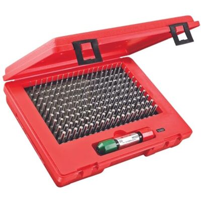Starrett S4002 – 250 Set de calibre Pin de acero de precisión, tamaños 0,061 – 0,250 + Starrett S4002 – 250 Set de calibre Pin de acero de precisión, tamaños 0,061 – 0,250 +