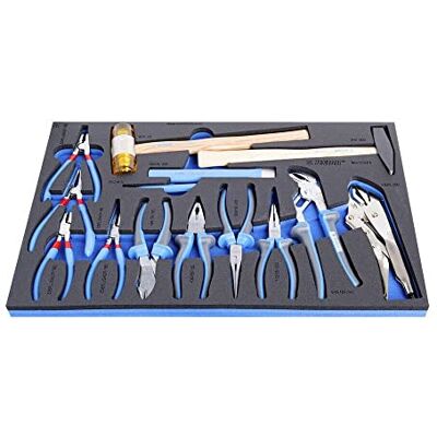 Unior 964/51SOS-Juego de pinzas bimaterial y martillo en bandeja SOS marca Unior 964/51SOS-Juego de pinzas bimaterial y martillo en bandeja SOS marca