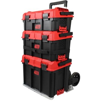 Tayg Caja Herramientas con Ruedas Taller Modular, Carro Herramientas, Organizador Herramientas, Sistema Modular Apilable, Carro Herramientas Vacio, Cierres Metalicos, Asa de Seguridad, 500x390x770mm Tayg Caja Herramientas con Ruedas Taller Modular, Carro Herramientas, Organizador Herramientas, Sistema Modular Apilable, Carro Herramientas Vacio, Cierres Metalicos, Asa de Seguridad, 500x390x770mm