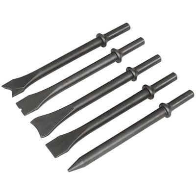 Sealey Juego de cinceles de aire, 5 unidades, 170 mm, vástago de 401 pulgadas Sealey Juego de cinceles de aire, 5 unidades, 170 mm, vástago de 401 pulgadas