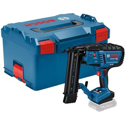 Bosch 18V System clavadora madera batería GNH 18V-50 M (modo disparo por impacto simple, apto para clavos: 16-54 mm, 1,2 mm y ángulo de clavado de 0°, sin baterías en L-BOXX) Bosch 18V System clavadora madera batería GNH 18V-50 M (modo disparo por impacto simple, apto para clavos: 16-54 mm, 1,2 mm y ángulo de clavado de 0°, sin baterías en L-BOXX)