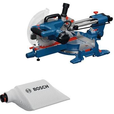 Bosch PRO Ingletadora telescópica GCM305-216S (regla de medición, pinza, bolsa para polvo, cuchilla, llave) Bosch PRO Ingletadora telescópica GCM305-216S (regla de medición, pinza, bolsa para polvo, cuchilla, llave)