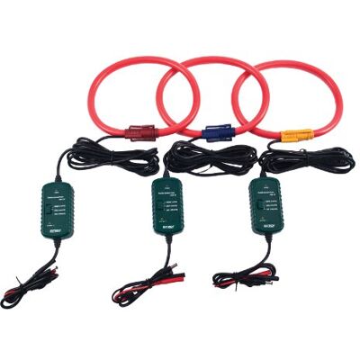 EXTECH Flexible Stromzangensonden 3000A, 3er-Set Umschaltbar 30/300/3000A, Umfang 24Zoll (600mm), +/-1% FS, 45-400Hz, CAT III 600V, für PQ3450/PQ3470 EXTECH Flexible Stromzangensonden 3000A, 3er-Set Umschaltbar 30/300/3000A, Umfang 24Zoll (600mm), +/-1% FS, 45-400Hz, CAT III 600V, für PQ3450/PQ3470