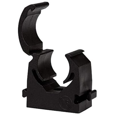 RIEGLER Abrazadera de tubo, para serie speedfit, de polipropileno, para tubo de diámetro exterior de 28 mm, color negro, temperatura de funcionamiento máx. 90 °C, PN máx. 12 bares. RIEGLER Abrazadera de tubo, para serie speedfit, de polipropileno, para tubo de diámetro exterior de 28 mm, color negro, temperatura de funcionamiento máx. 90 °C, PN máx. 12 bares.