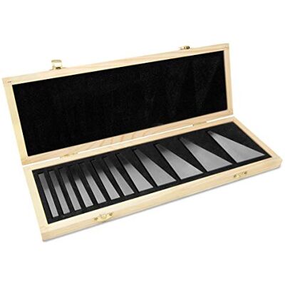 WEN Juego de bloques de calibre de ángulo de acero de 12 piezas con estuche WEN Juego de bloques de calibre de ángulo de acero de 12 piezas con estuche