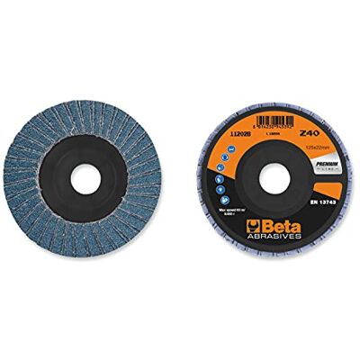 Beta 11202B - Discos lamellados abrasivos de zirconio - Lamela doble, soporte plástico Beta 11202B - Discos lamellados abrasivos de zirconio - Lamela doble, soporte plástico