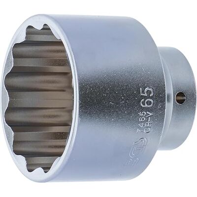 BGS Llave de vaso 12 caras entrada 20 mm (3/4") 65 mm BGS Llave de vaso 12 caras entrada 20 mm (3/4") 65 mm