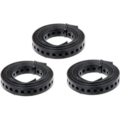 Alberts Cinta perforada con o sin caja de desenrollado revestimiento de plástico negro Ancho 20 mm Longitud 1,5 m Juego de 3 Alberts Cinta perforada con o sin caja de desenrollado revestimiento de plástico negro Ancho 20 mm Longitud 1,5 m Juego de 3