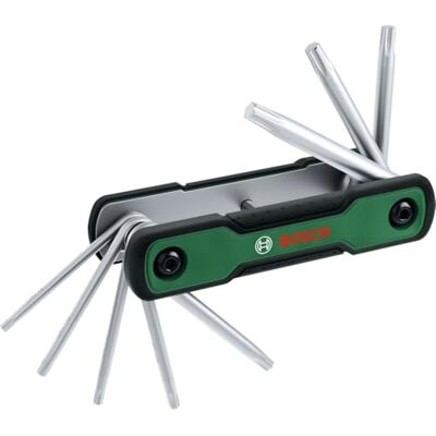 Bosch Set de llaves Allen Torx plegables 8 en 1 (Accesorios Herramientas Manuales) Bosch Set de llaves Allen Torx plegables 8 en 1 (Accesorios Herramientas Manuales)