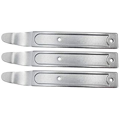 METAL MAGERY Herramienta de palanca de cuña de chapa metálica para panel de puerta y herramienta de extracción de molduras (paquete de 3) METAL MAGERY Herramienta de palanca de cuña de chapa metálica para panel de puerta y herramienta de extracción de molduras (paquete de 3)
