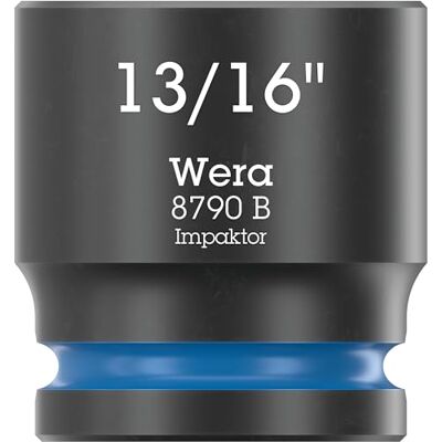 Wera 05005523001 Inserto de llave de vaso con arrastre de 3/8", 13/16" x 32 mm Wera 05005523001 Inserto de llave de vaso con arrastre de 3/8", 13/16" x 32 mm