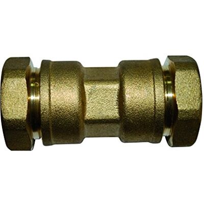 BOUTTE Boutté Empalme igual (latón de polietileno de etileno, diámetro de 25, oro BOUTTE Boutté Empalme igual (latón de polietileno de etileno, diámetro de 25, oro