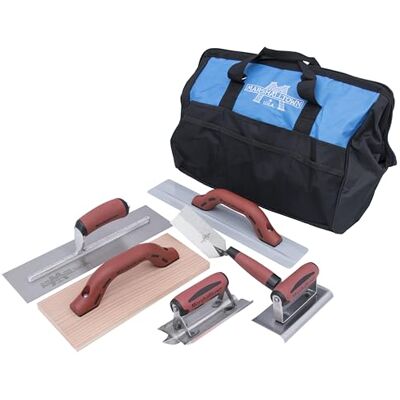 Marshalltown Juego de herramientas de hormigón de con bolsa de herramientas de nylon de 508 mm Marshalltown Juego de herramientas de hormigón de con bolsa de herramientas de nylon de 508 mm