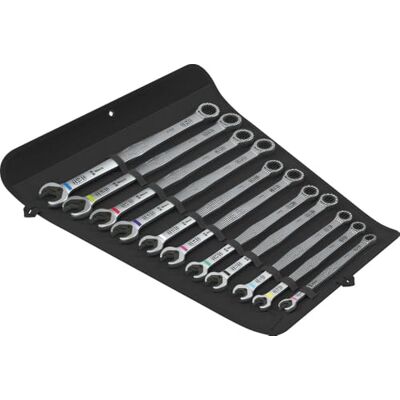 Wera 6007 Joker 11 Set 1 Juego de llaves carraca de boca y anillo, 11 piezas Wera 6007 Joker 11 Set 1 Juego de llaves carraca de boca y anillo, 11 piezas