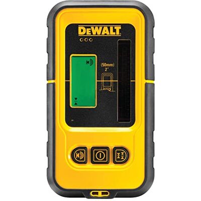 DeWalt -XJ Receptor/detector láser para DW088 y DW089, hasta 50 metros, fácil manejo, carcasa a prueba de humedad y salpicaduras, pantalla LCD, 0 W, 0 V DeWalt -XJ Receptor/detector láser para DW088 y DW089, hasta 50 metros, fácil manejo, carcasa a prueba de humedad y salpicaduras, pantalla LCD, 0 W, 0 V