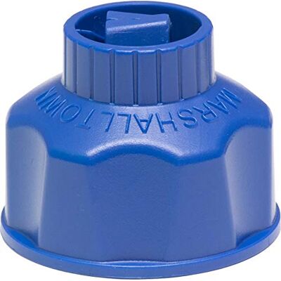 Marshalltown Tapones de trinquete FASTcap para todos los espaciadores FASTcap, 200/paquete, plástico, azul Marshalltown Tapones de trinquete FASTcap para todos los espaciadores FASTcap, 200/paquete, plástico, azul
