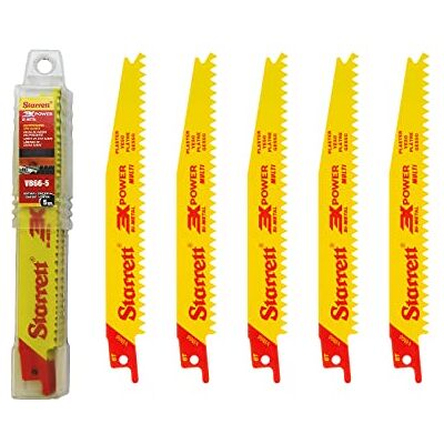 Hoja de sierra reciprocante de bimetal VB66-5 de Starrett - Pladur 152mm 6V TPI (Pack 5) Hoja de sierra reciprocante de bimetal VB66-5 de Starrett - Pladur 152mm 6V TPI (Pack 5)