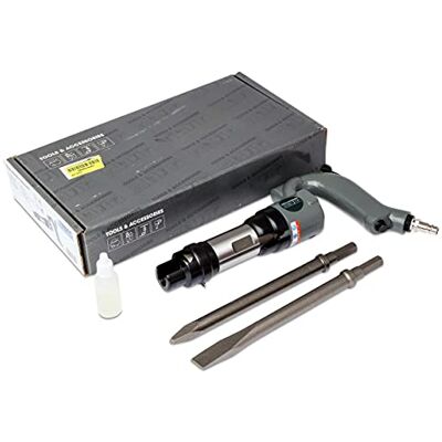 ABAC Martillo Cincelador 12 mm PRO Cincel puntiagudo y plano incluidos Para aplicaciones difíciles en obras de construcción Peso : 2,6 kg ABAC Martillo Cincelador 12 mm PRO Cincel puntiagudo y plano incluidos Para aplicaciones difíciles en obras de construcción Peso : 2,6 kg