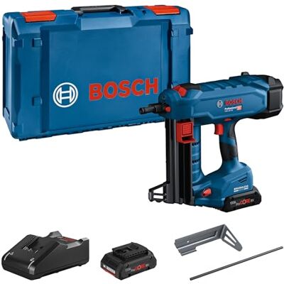 Bosch 18V System Clavadora para Hormigón a Batería GNB 18V-38 (long. clavos 16-38 mm, incl. 2 ProCORE18V 4,0 Ah, GAL 18V-40, clavija de extracción, gancho para útiles, bandeja, XL-BOXX) Bosch 18V System Clavadora para Hormigón a Batería GNB 18V-38 (long. clavos 16-38 mm, incl. 2 ProCORE18V 4,0 Ah, GAL 18V-40, clavija de extracción, gancho para útiles, bandeja, XL-BOXX)