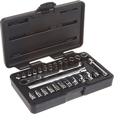 GEARWRENCH Juego de herramientas mecánicas Pass-Thru™ de 27 piezas de 1/4" Drive 6 Pt, estándar SAE/métrico GEARWRENCH Juego de herramientas mecánicas Pass-Thru™ de 27 piezas de 1/4" Drive 6 Pt, estándar SAE/métrico