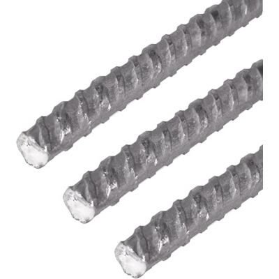 Alberts Acero estriado para hormigón, acero, 1000 x 12 mm, juego de 3 Alberts Acero estriado para hormigón, acero, 1000 x 12 mm, juego de 3