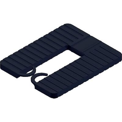 Roto Gluske Euroclick Paleta de distancia tipo 2, 40 x 30 x 6 mm, color negro, 1000 unidades Roto Gluske Euroclick Paleta de distancia tipo 2, 40 x 30 x 6 mm, color negro, 1000 unidades