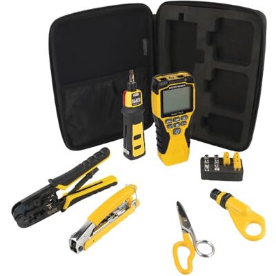 KLEIN TOOLS Kit Instalacion Cables VDV Aprendiz Probador Scout Pro 3 6 Piezas Instalacion Y Prueba KLEIN TOOLS Kit Instalacion Cables VDV Aprendiz Probador Scout Pro 3 6 Piezas Instalacion Y Prueba