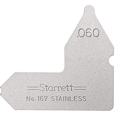 Starrett .060" Calibre de radio individual (0,060") Starrett .060" Calibre de radio individual (0,060")