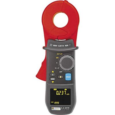 Chauvin Arnoux Abrazadera de tierra para equipo de prueba, 600 V, 35 mm Chauvin Arnoux Abrazadera de tierra para equipo de prueba, 600 V, 35 mm