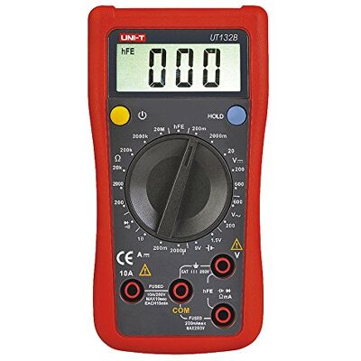 Uni-T UT132B Palm Size Digital Multimeter Over 10MΩ Input Impedance for DCV… Uni-T UT132B Palm Size Digital Multimeter Over 10MΩ Input Impedance for DCV…