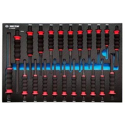 king tony Módulo espuma + PP 22 herramientas de golpe para profesionales y aficionados al bricolaje, ideal para trabajos y montaje precisos, ejecución cuidadosamente seleccionada king tony Módulo espuma + PP 22 herramientas de golpe para profesionales y aficionados al bricolaje, ideal para trabajos y montaje precisos, ejecución cuidadosamente seleccionada