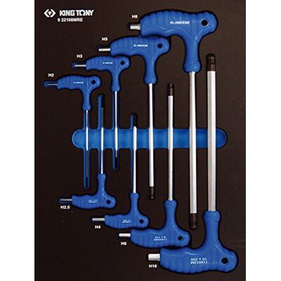 king tony 922108 MRE L Clave de Espuma EVA y PP, 2 – 10 mm, 8 Unidades king tony 922108 MRE L Clave de Espuma EVA y PP, 2 – 10 mm, 8 Unidades