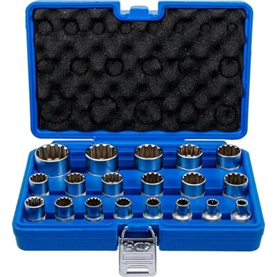 BGS Juego de llaves de vaso Gear Lock entrada 12,5 mm (1/2") 19 piezas BGS Juego de llaves de vaso Gear Lock entrada 12,5 mm (1/2") 19 piezas