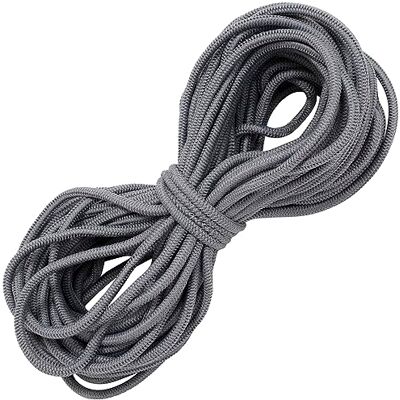 AERZETIX Elástico decorativo redondo 5 metros diámetro 3mm color gris piedra AERZETIX Elástico decorativo redondo 5 metros diámetro 3mm color gris piedra