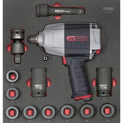 KS Tools módulo de llaves de vaso/llave de impacto neumática 3/4 "13 piezas KS Tools módulo de llaves de vaso/llave de impacto neumática 3/4 "13 piezas