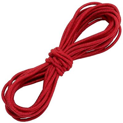 AERZETIX Elástico decorativo redondo 5 metros diámetro 2mm color rojo frambuesa AERZETIX Elástico decorativo redondo 5 metros diámetro 2mm color rojo frambuesa