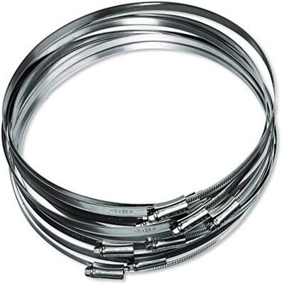 ECLIPSE Professional Tools W4 Bolsa de 10 abrazaderas de acero inoxidable 304 de tornillo sinfín de 190-230mm (7 ½" 9") ECLIPSE Professional Tools W4 Bolsa de 10 abrazaderas de acero inoxidable 304 de tornillo sinfín de 190-230mm (7 ½" 9")