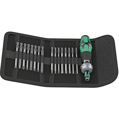 Wera juego de puntas con destornillador de carraca, kraftform kompakt 60 ra, set de 17 piezas. Wera juego de puntas con destornillador de carraca, kraftform kompakt 60 ra, set de 17 piezas.