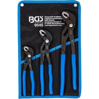 BGS Juego de picos de loro bloqueable 175 / 240 / 300 mm 3 piezas BGS Juego de picos de loro bloqueable 175 / 240 / 300 mm 3 piezas