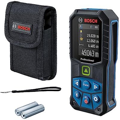 Bosch Professional medidor láser GLM 50-27 CG (láser verde, alcance: hasta 50 m, robusto, IP65, transferencia de datos mediante Bluetooth, 2 pilas AA, correa de sujeción, estuche) Bosch Professional medidor láser GLM 50-27 CG (láser verde, alcance: hasta 50 m, robusto, IP65, transferencia de datos mediante Bluetooth, 2 pilas AA, correa de sujeción, estuche)