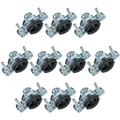 AERZETIX Abrazadera Isofónica Ø3/8'' 15-19mm, Juego de 10 AERZETIX Abrazadera Isofónica Ø3/8'' 15-19mm, Juego de 10