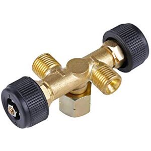 Rothenberger Industrial 1500003364 Válvula industrial de propano/butano de doble flujo, funcionamiento en 2 dispositivos con un único regulador de corriente de propano (versión alemana) Rothenberger Industrial 1500003364 Válvula industrial de propano/butano de doble flujo, funcionamiento en 2 dispositivos con un único regulador de corriente de propano (versión alemana)