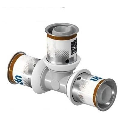 Conector de prensar Uponor S-Press PLUS 25x25x25 mm PPSU Conector de prensar Uponor S-Press PLUS 25x25x25 mm PPSU